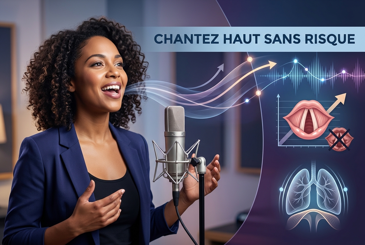 Vous pouvez chanter des notes aiguës sans abîmer votre voix