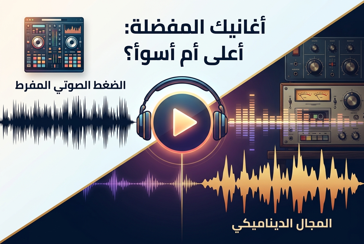 لماذا تبدو أغانيك المفضلة أعلى صوتًا لكنها أسوأ جودة