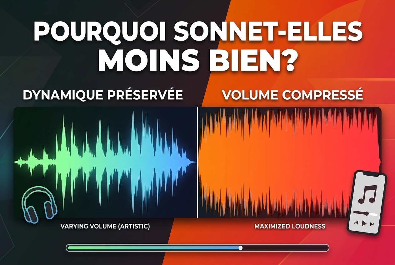 Pourquoi vos chansons préférées sont plus fortes mais sonnent moins bien