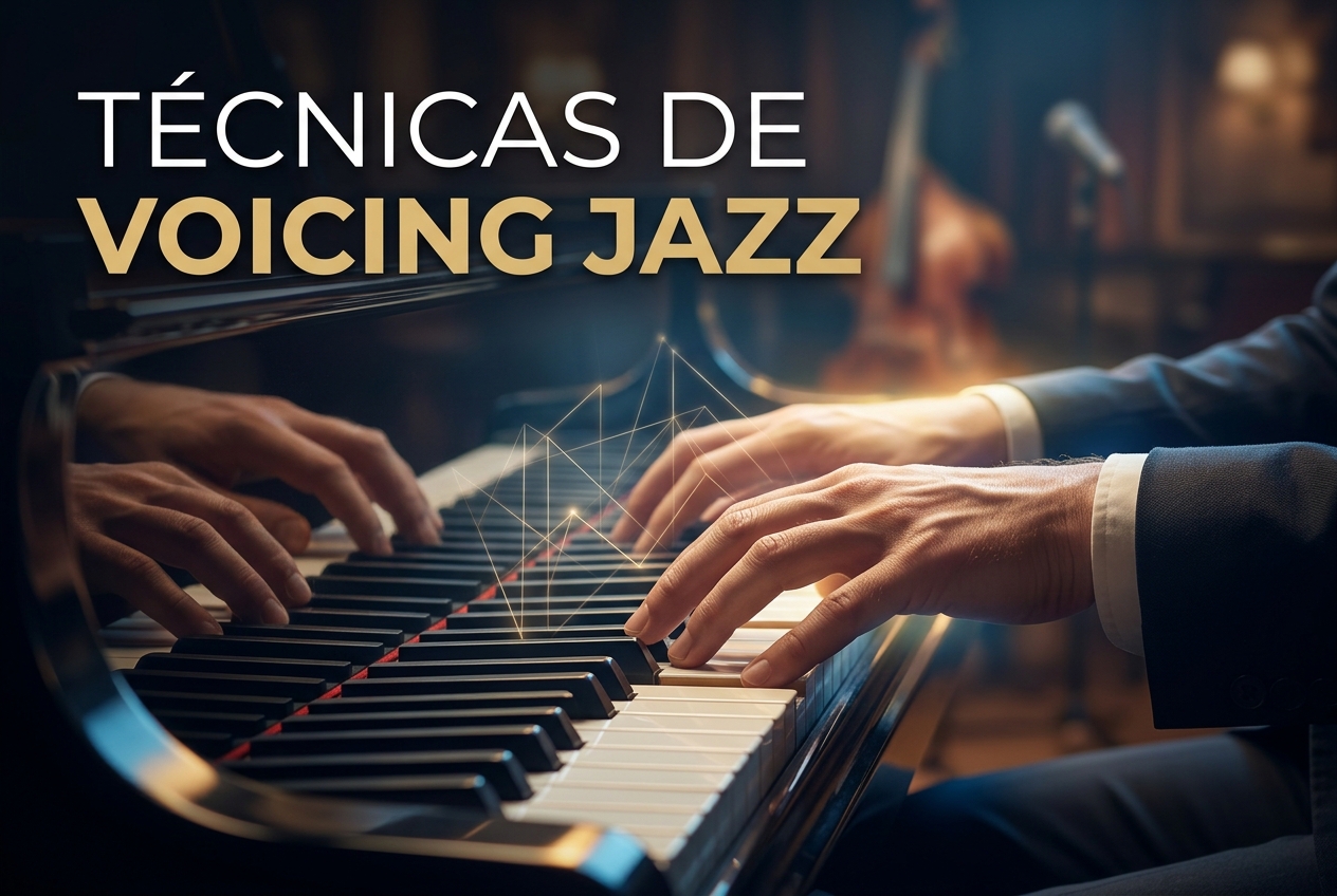 Técnicas que moldean cómo suenan tus acordes de piano jazz