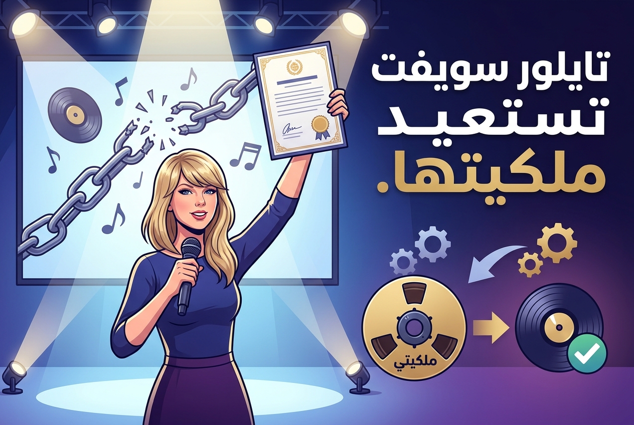 تايلور سويفت استعادت السيطرة بإعادة تسجيل موسيقاها