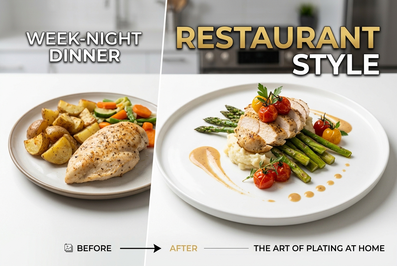 Make a Weeknight Dinner Look Like a Restaurant Plate