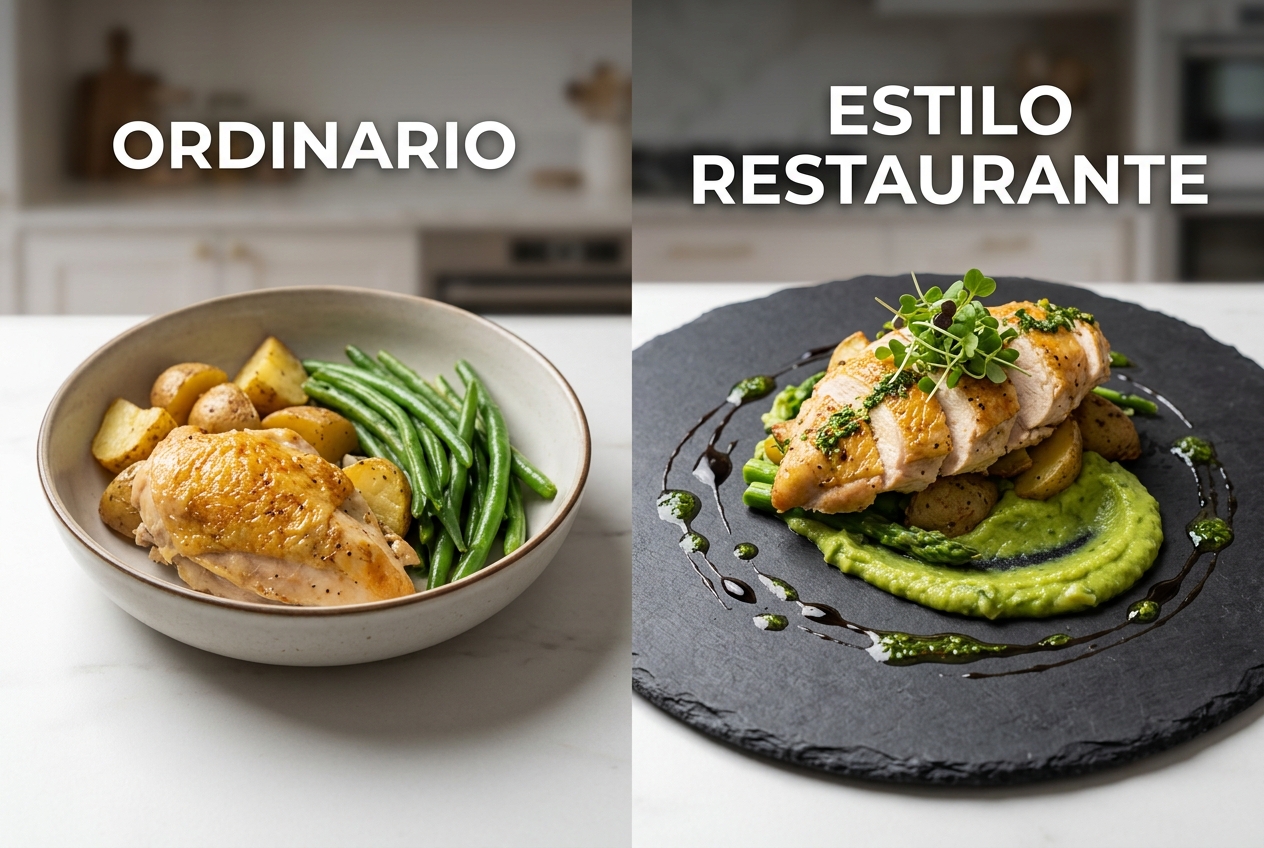 Make a Weeknight Dinner Look Like a Restaurant Plate