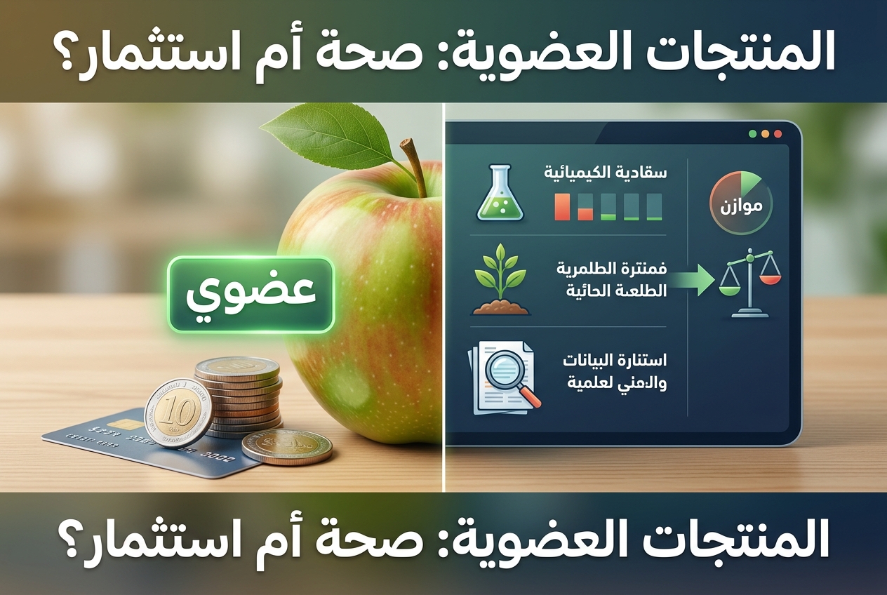 هل يدفعك السعر الإضافي للمنتجات العضوية حقًا نحو صحة أفضل؟