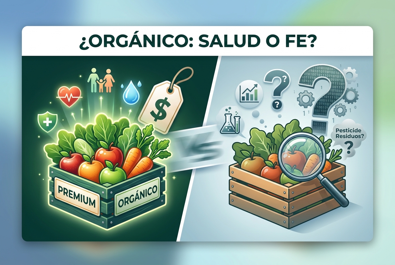 ¿Realmente te está comprando salud el precio premium de lo orgánico?