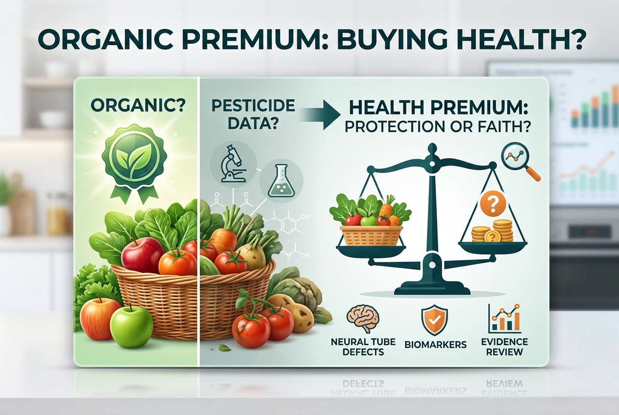 Is the Organic Premium Actually Buying You Health?
