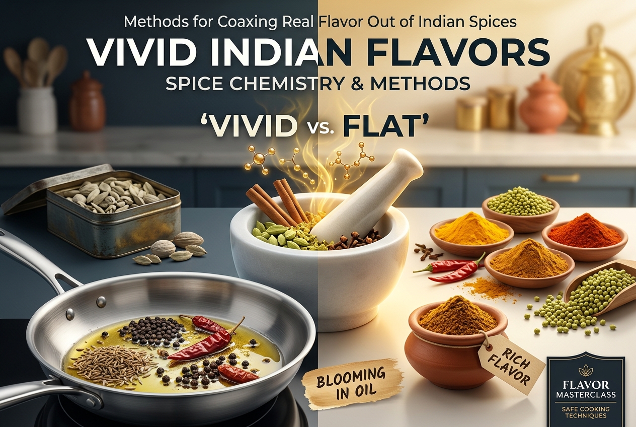Methods for Coaxing Real Flavor Out of Indian Spices