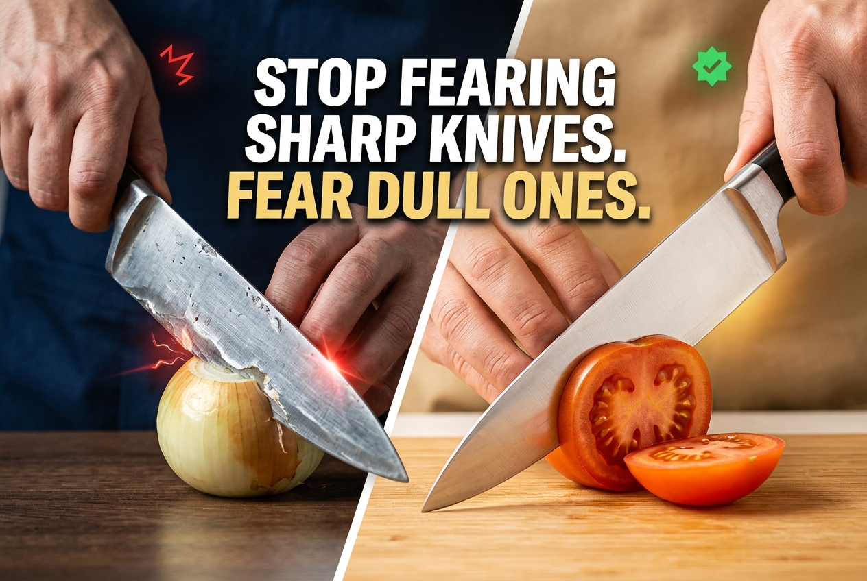 Stop Fearing the Sharp Knife. Fear the Dull One.