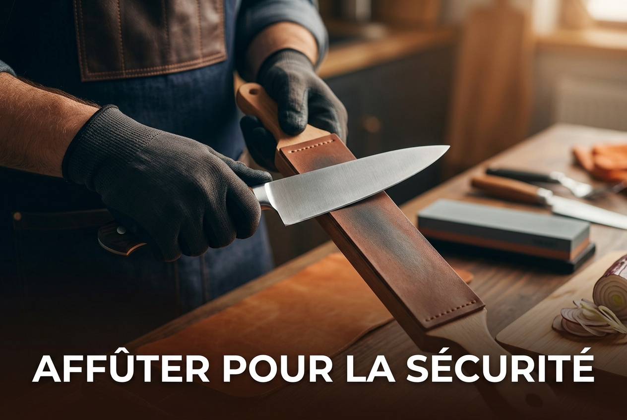 Ne craignez pas le couteau tranchant. Craignez le couteau émoussé.