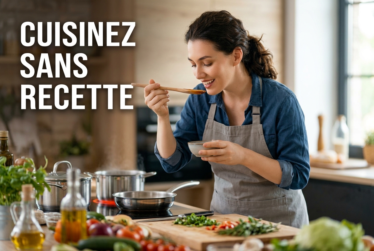 Comment cuisiner avec assurance sans suivre les recettes étape par étape