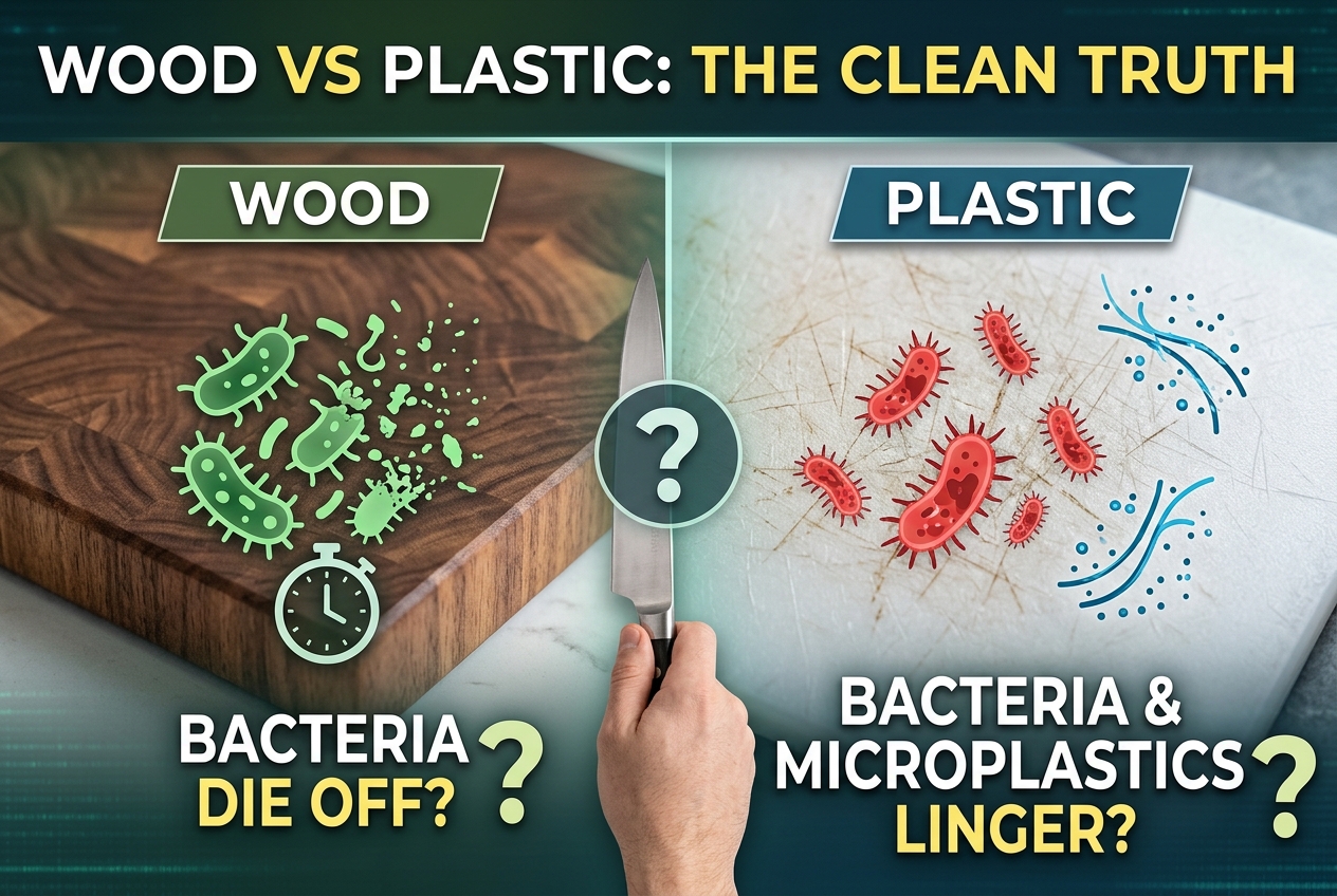 Your Wooden Cutting Board May Be Cleaner Than Plastic