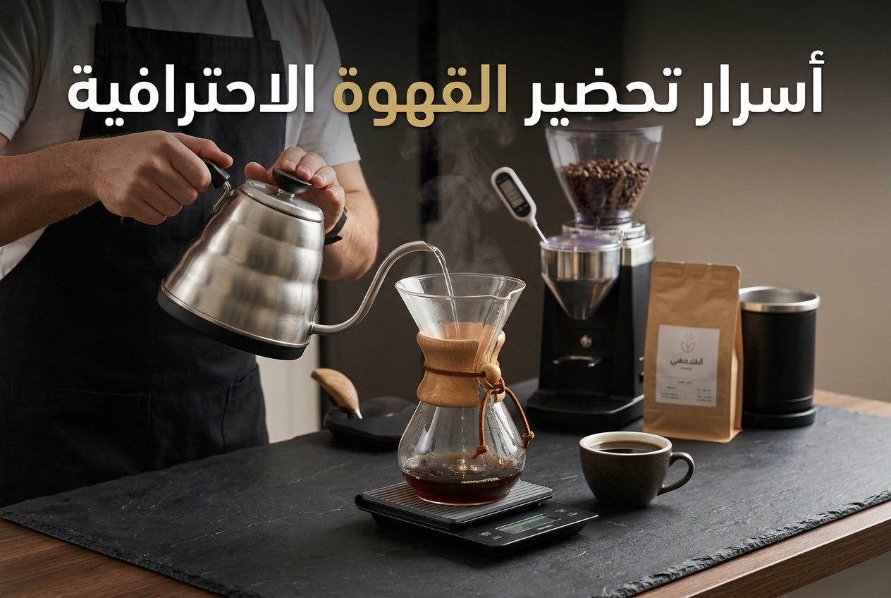 طرق أساسية لتحضير القهوة بدقة وعناية