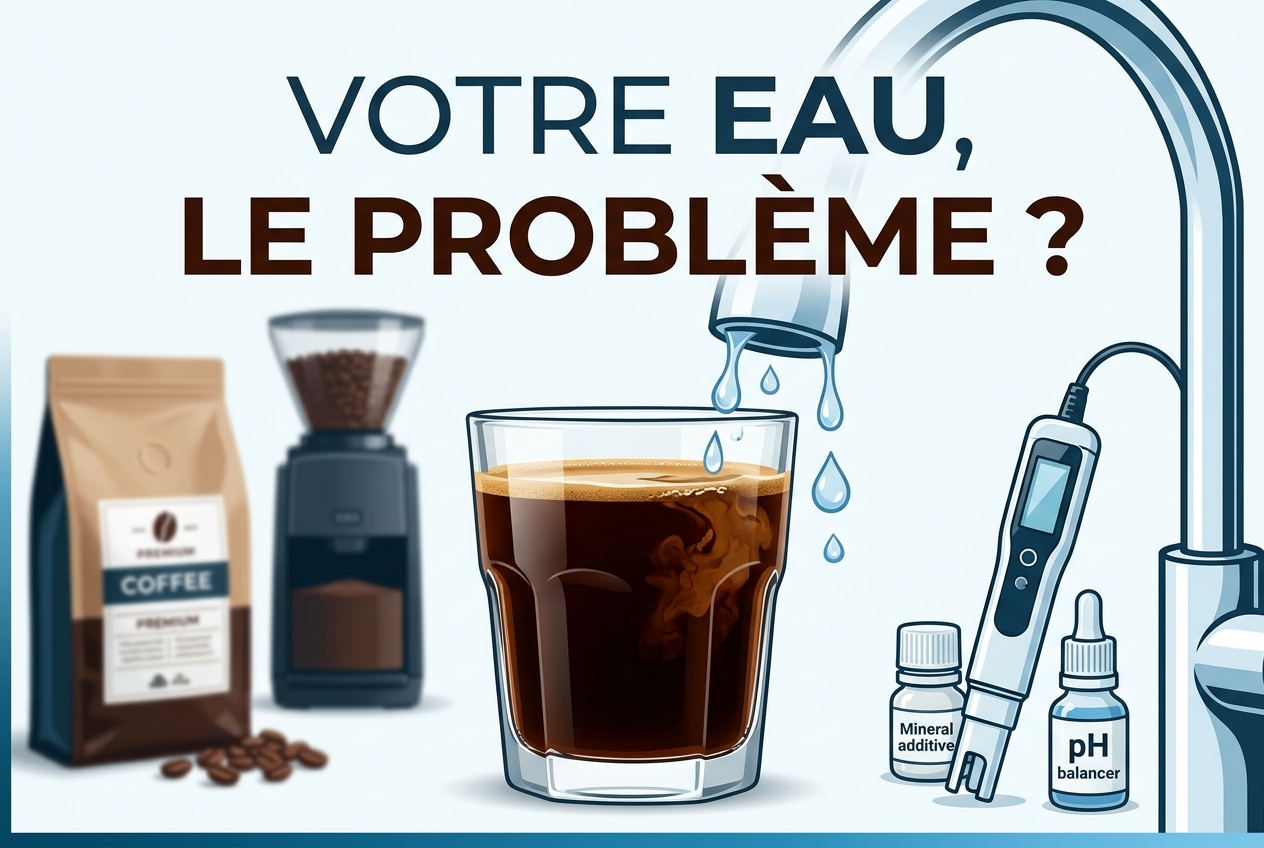 Votre problème de café pourrait venir de l'eau, pas des grains