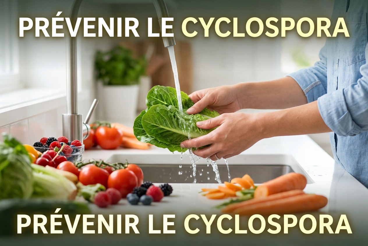 How Washing and Food Choices Can Stop Cyclospora Infections
