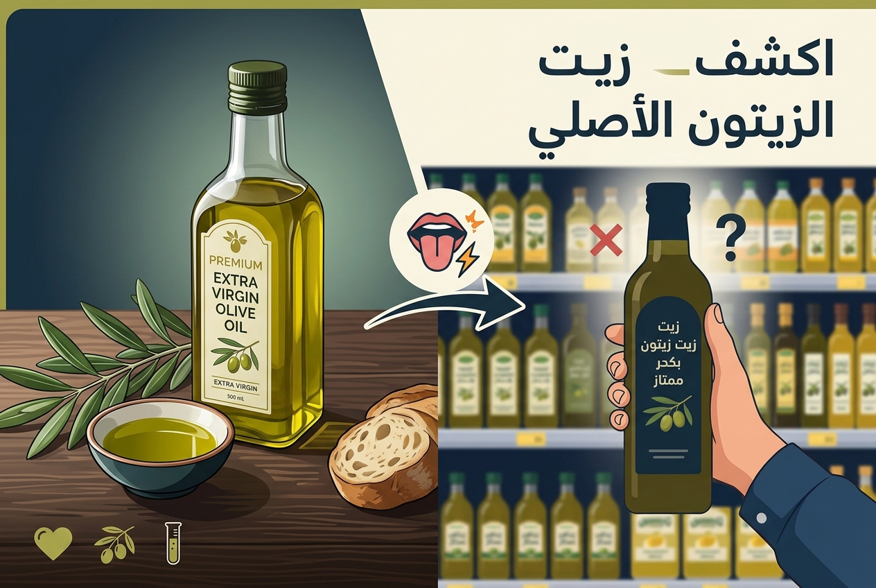 المرارة واللاذعية تعنيان أن زيت الزيتون الخاص بك هو الحقيقي