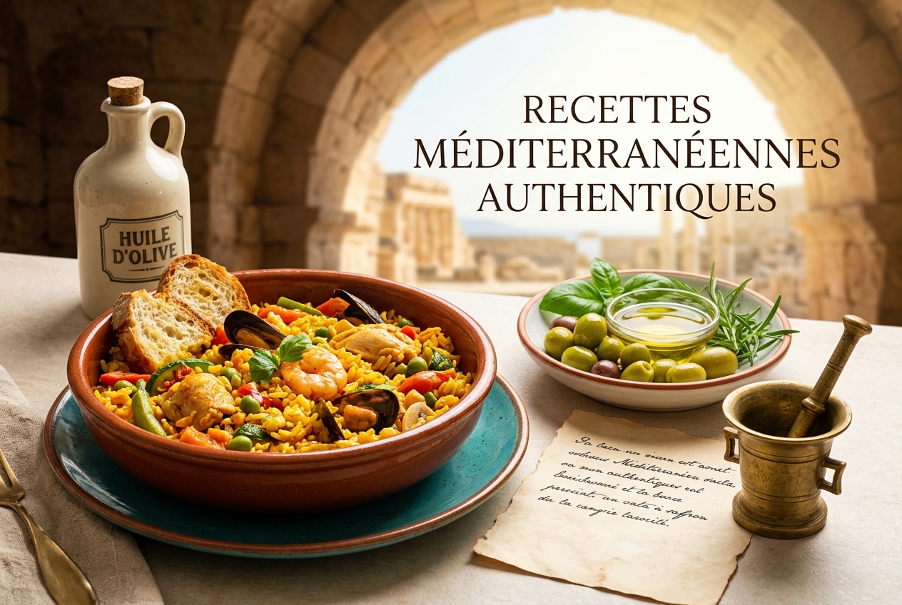 Recettes Méditerranéennes Célèbres avec Conseils de Cuisine et Aperçus Historiques