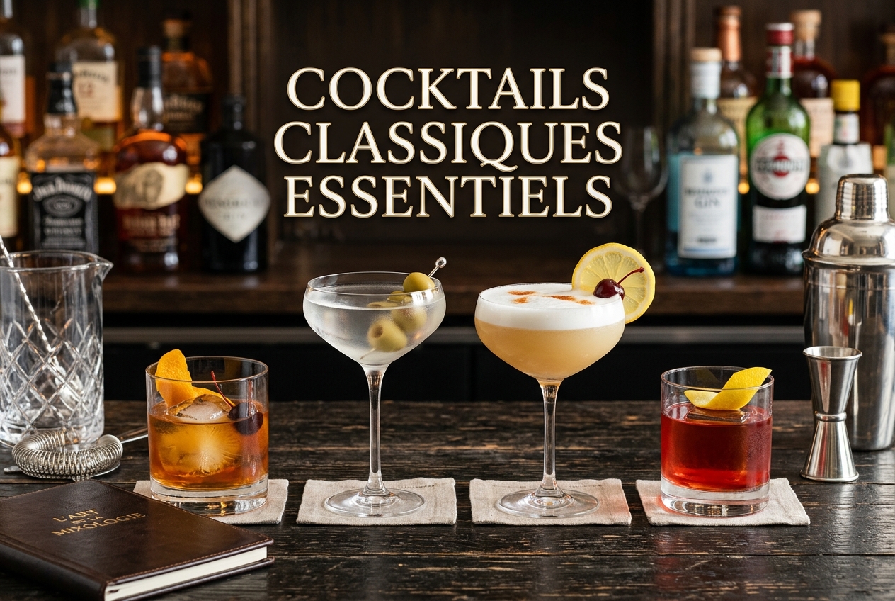 La Collection Essentielle des Cocktails Classiques