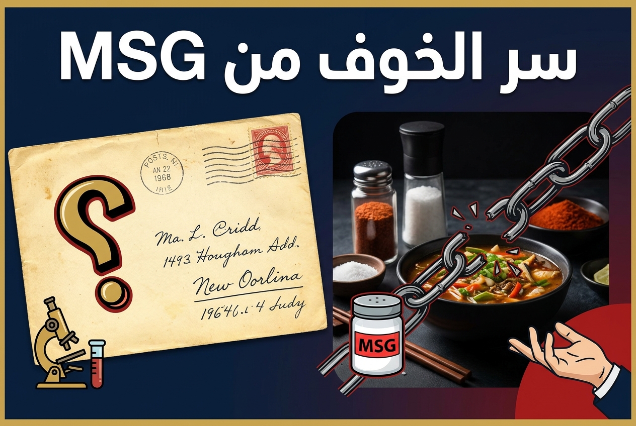 كيف جعلت رسالة واحدة العالم يخشى من MSG