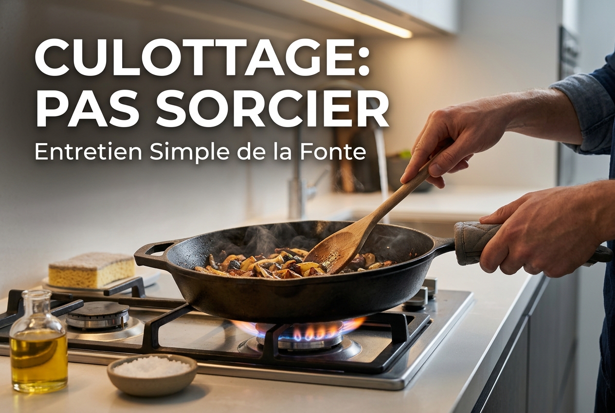 Votre poêle en fonte nécessite moins de soins que vous ne le pensez