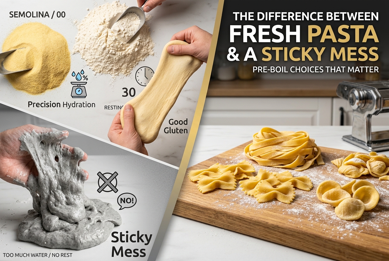 The Difference Between Fresh Pasta and a Sticky Mess