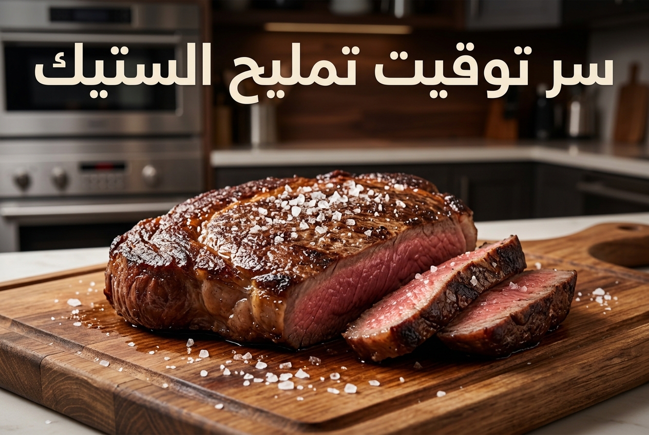 توقيت تمليح شريحة اللحم يغير كل شيء