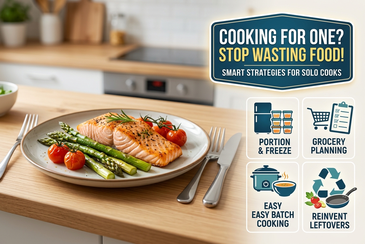 Cooking for One Doesn't Have to Mean Wasting Food
