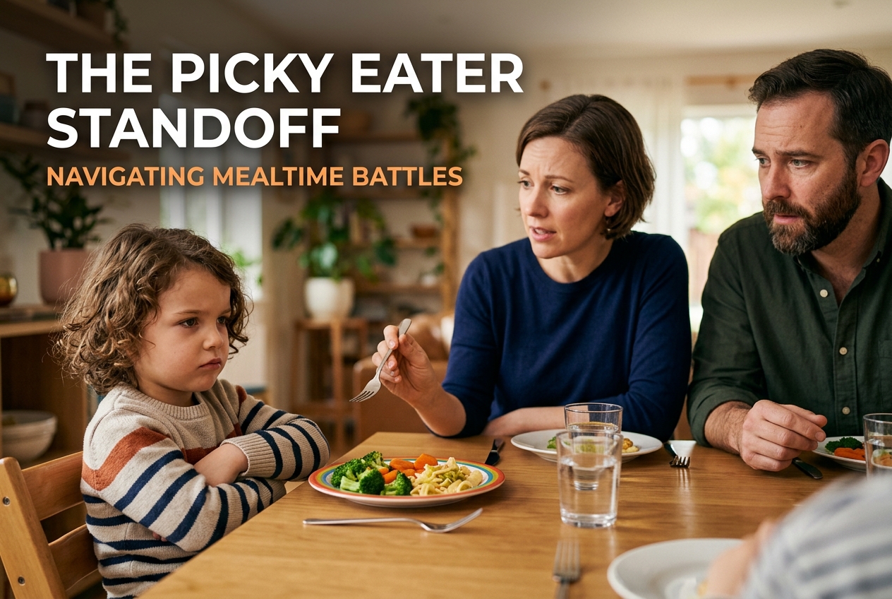 The Picky Eater Standoff at Your Dinner Table