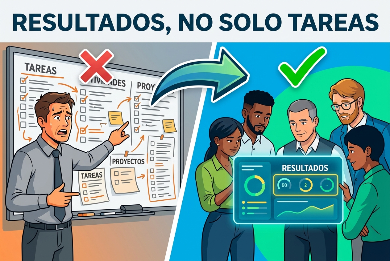 Cuando establecer metas se convierte en el trabajo en lugar de los resultados