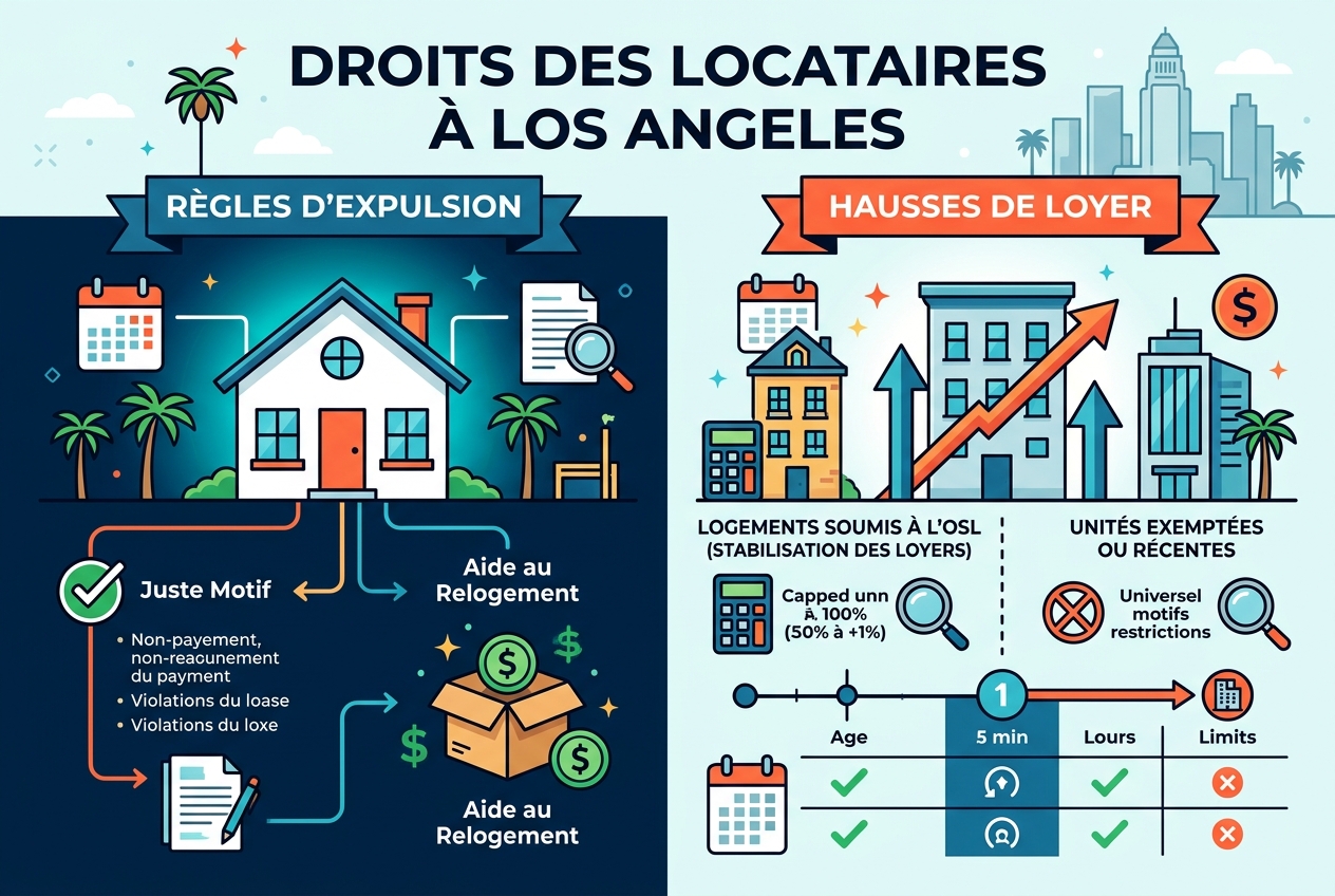 Quand les propriétaires peuvent-ils augmenter le loyer ou expulser les locataires à Los Angeles