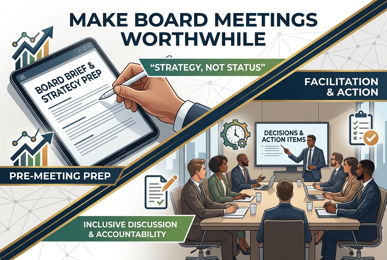 Make Board Meetings Worth Your Directors' Time