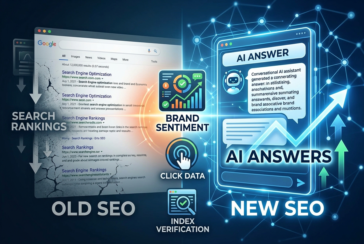 Search Rankings Are Dying. AI Answers Are the New SEO