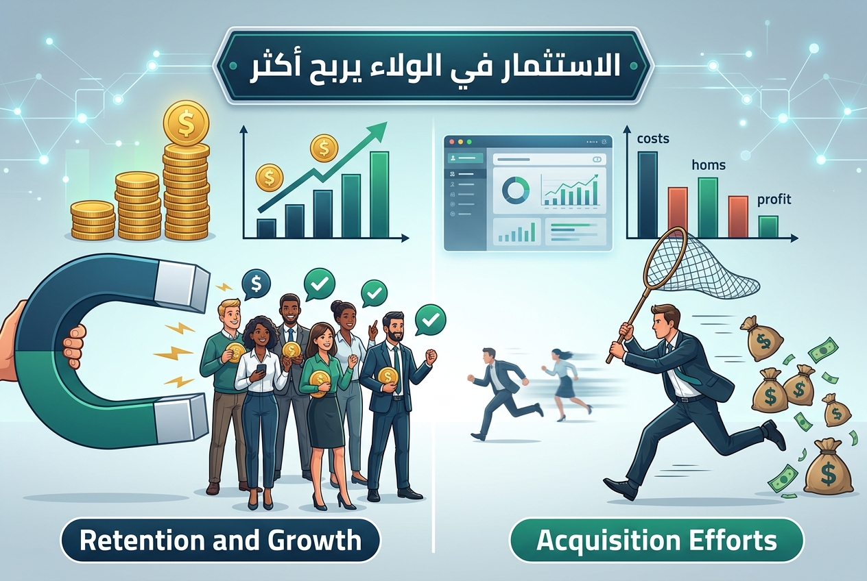 الاحتفاظ بالعميل يدر ربحًا أفضل من العثور على عميل جديد