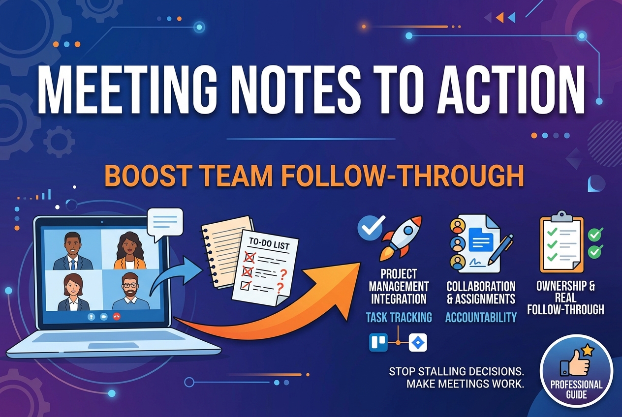 Methods for Turning Meeting Notes Into Real Follow-Through
