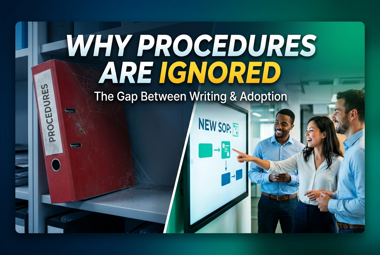 Why Nobody Follows the Procedures You Carefully Wrote