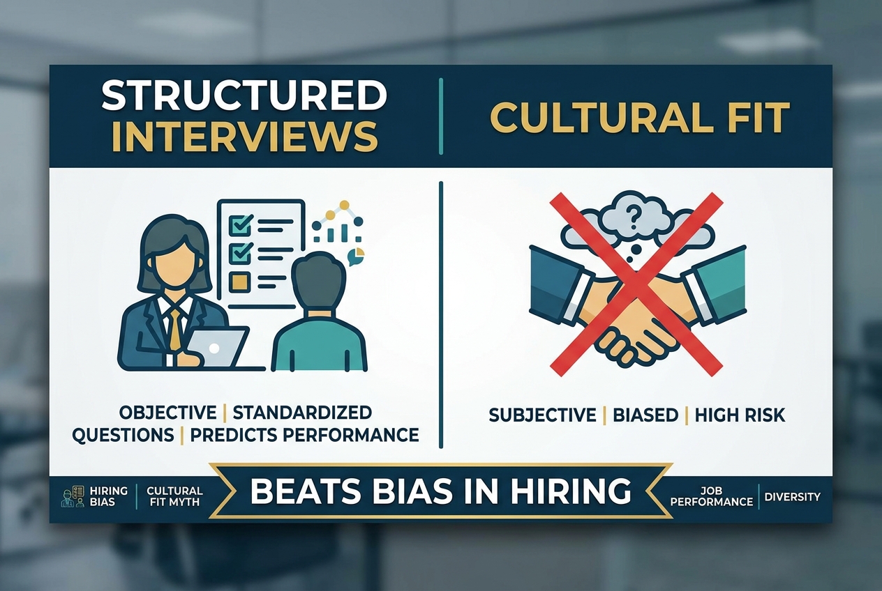 Structured Interviews Beat 'Cultural Fit' Bias in Hiring