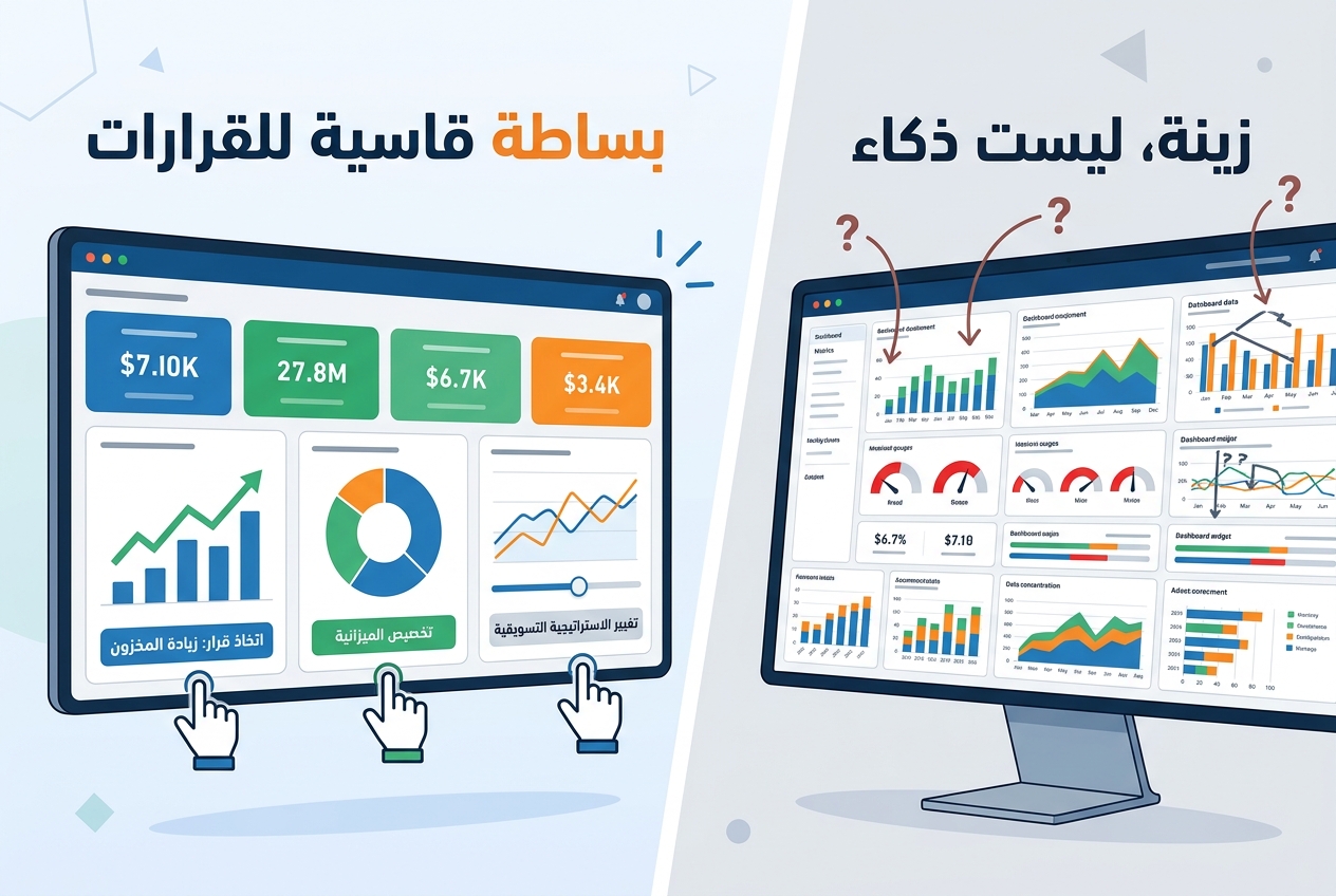 معظم لوحات المعلومات للزينة. يجب أن تقرر لوحتك