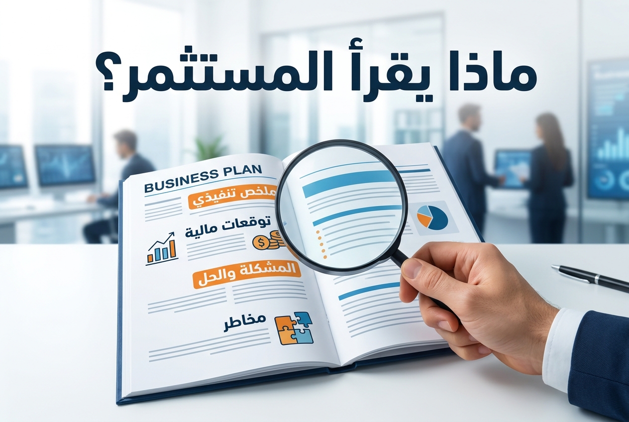 ما الذي يقرأه المستثمرون فعليًا في خطة عملك