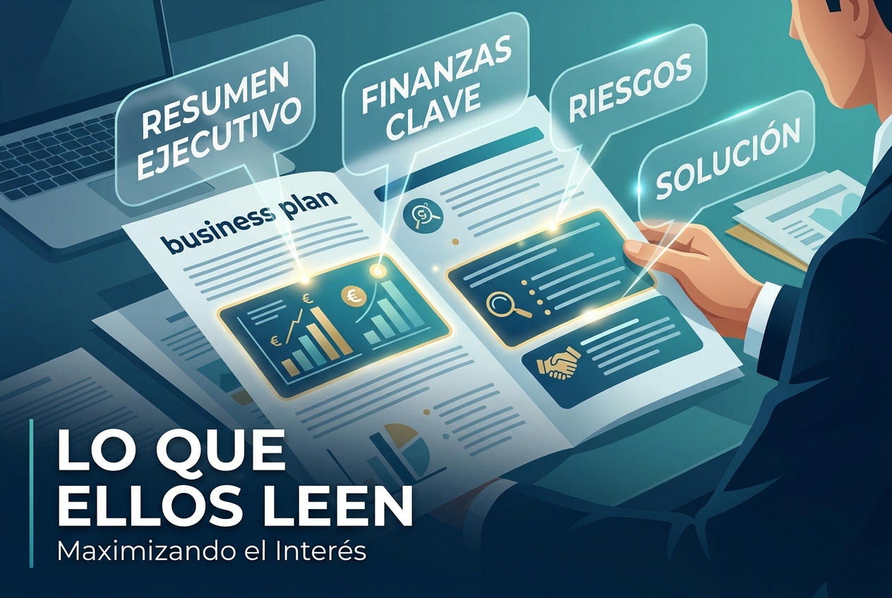 Lo que los inversores realmente leen en tu plan de negocios