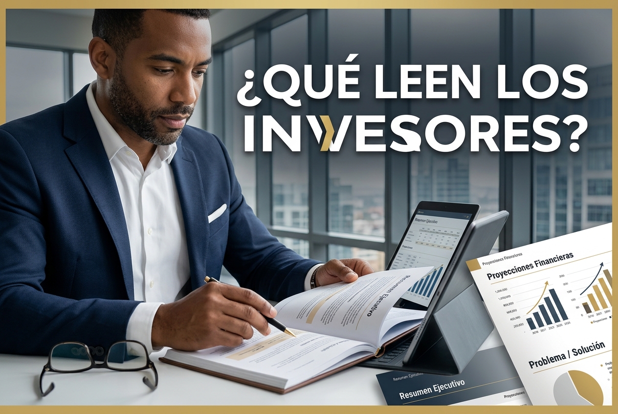 Lo que los inversores realmente leen en tu plan de negocios