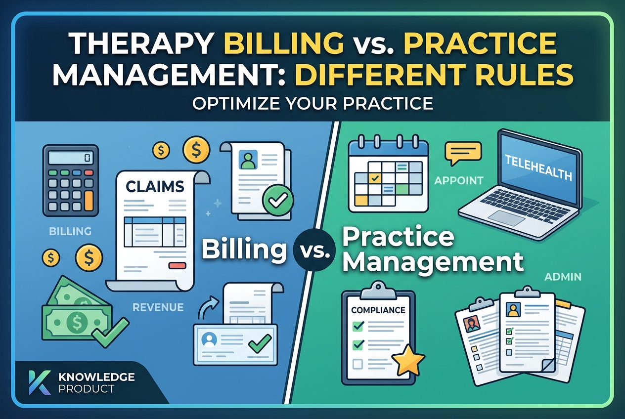 Why Therapy Billing and Practice Management Demand Different Rules