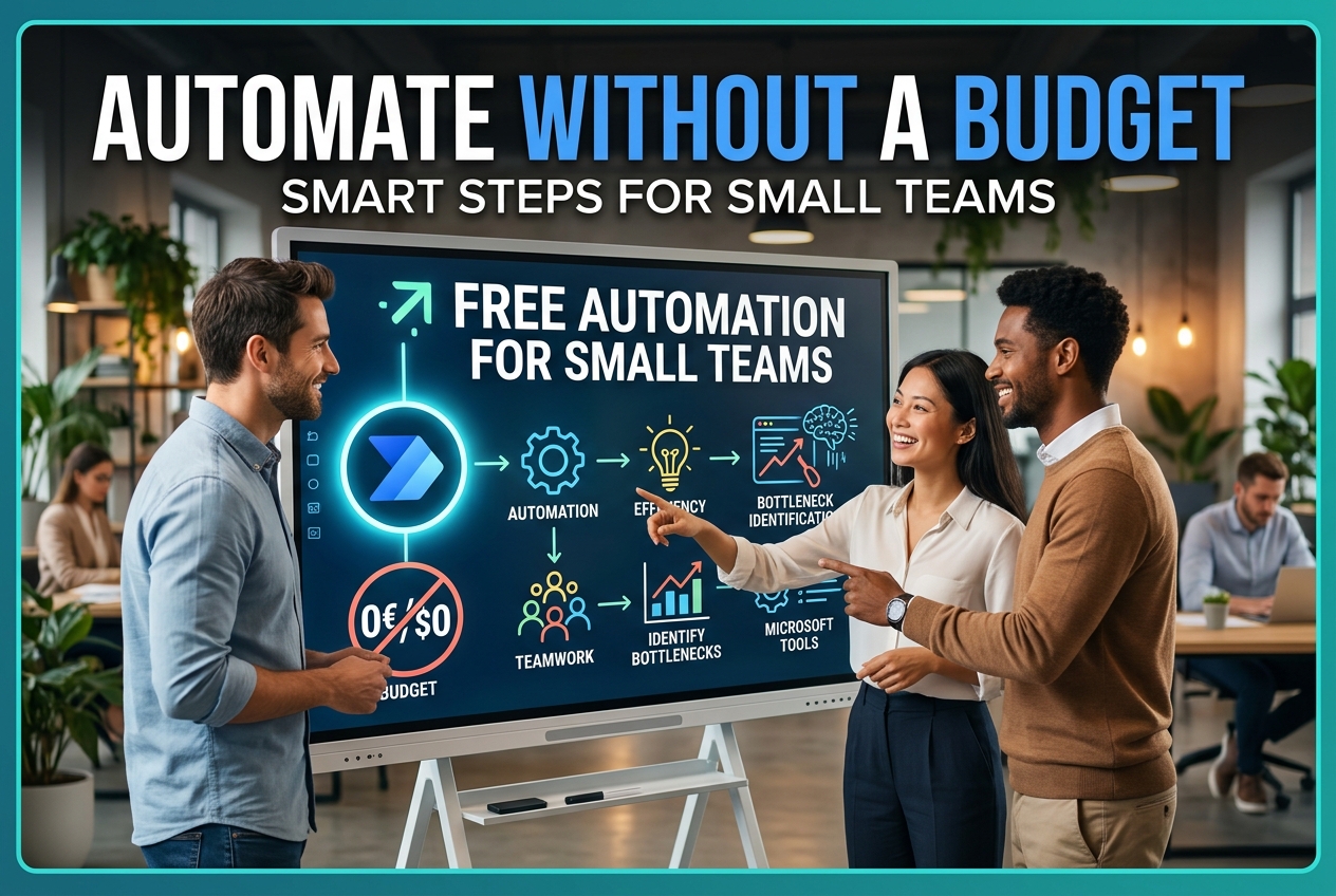 You Don't Need a Budget to Start Automating
