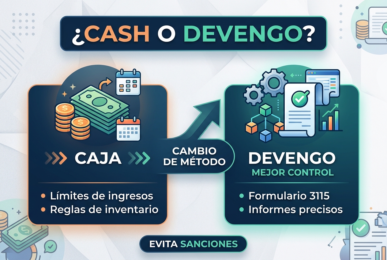 Cuándo Cambiar de Contabilidad de Caja a Contabilidad de Devengo