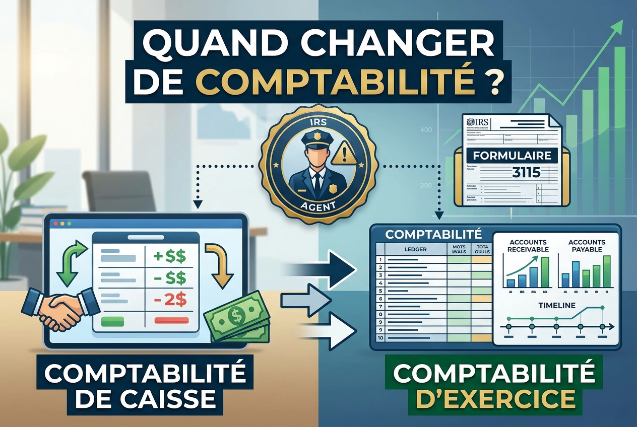 Quand passer de la comptabilité de caisse à la comptabilité d'exercice