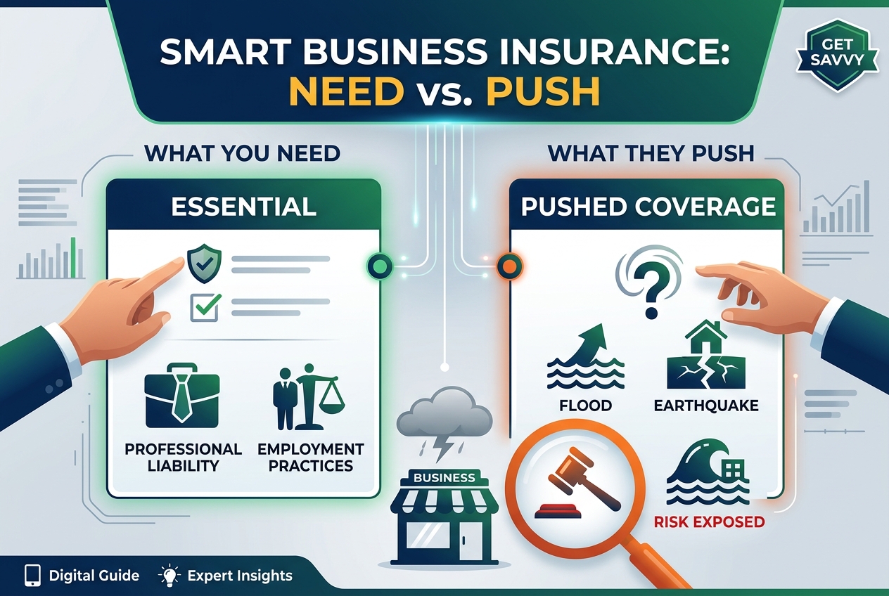 The Business Insurance You Need and the Coverage They Push