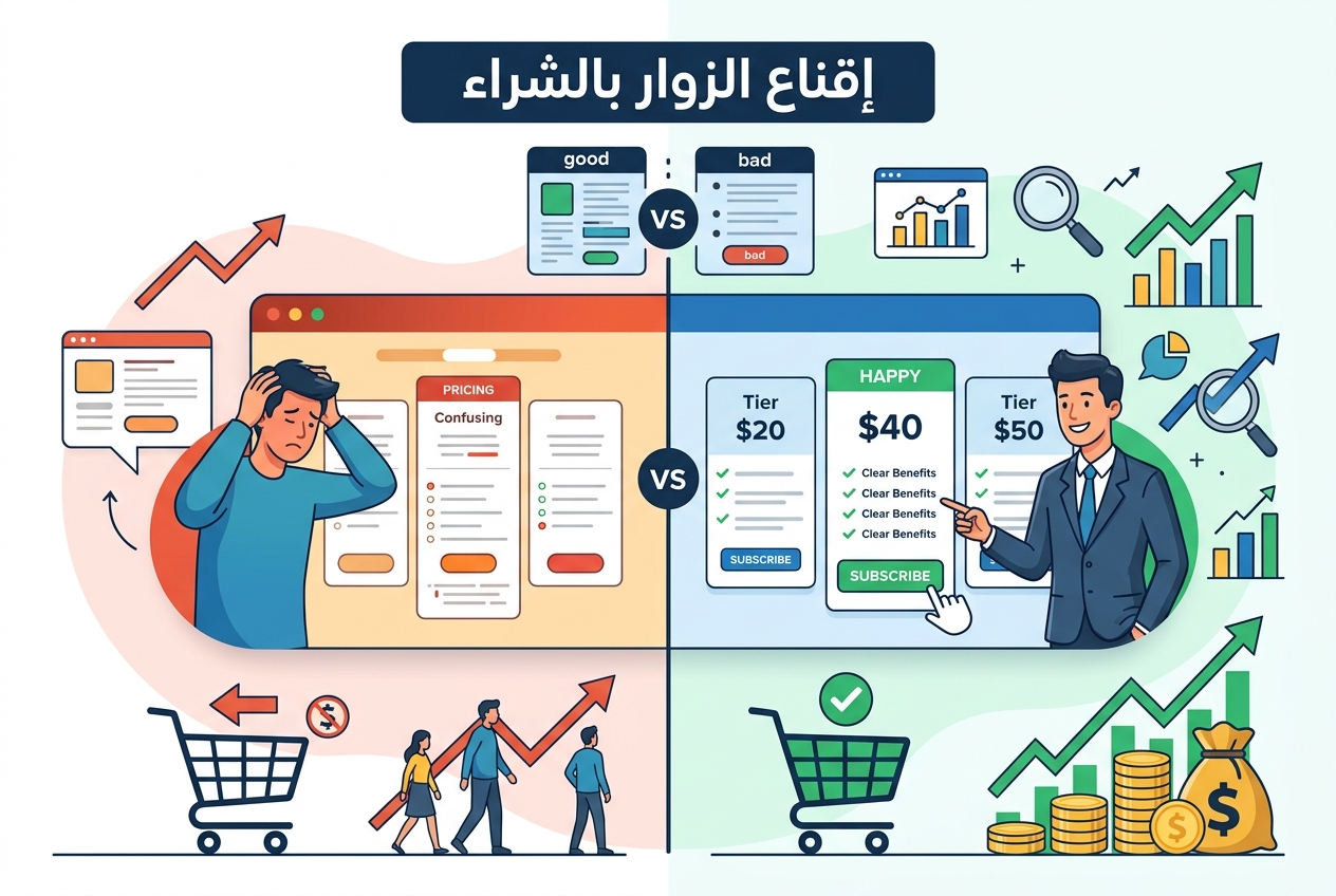 لماذا تبيع بعض صفحات التسعير بينما تخيف صفحات أخرى الناس