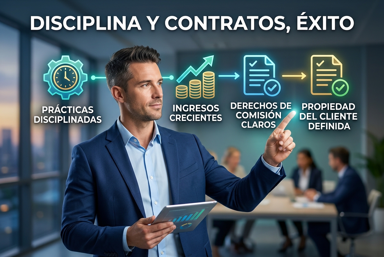 La Disciplina y los Contratos Claros Impulsan el Éxito y los Ingresos de los Agentes de Seguros