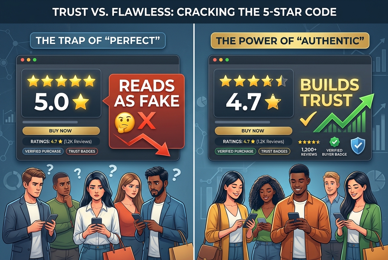 A Perfect 5-Star Rating Can Actually Hurt Sales