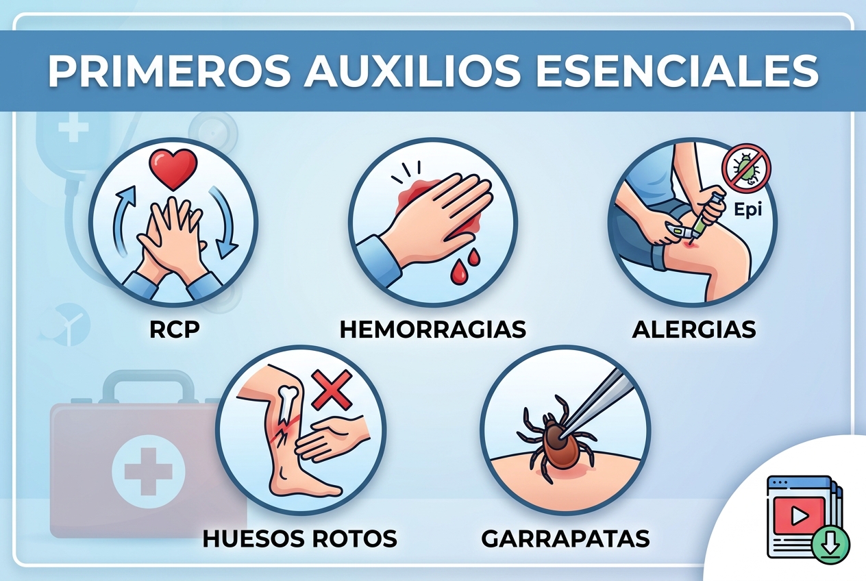 Procedimientos Esenciales de Primeros Auxilios para Emergencias Comunes