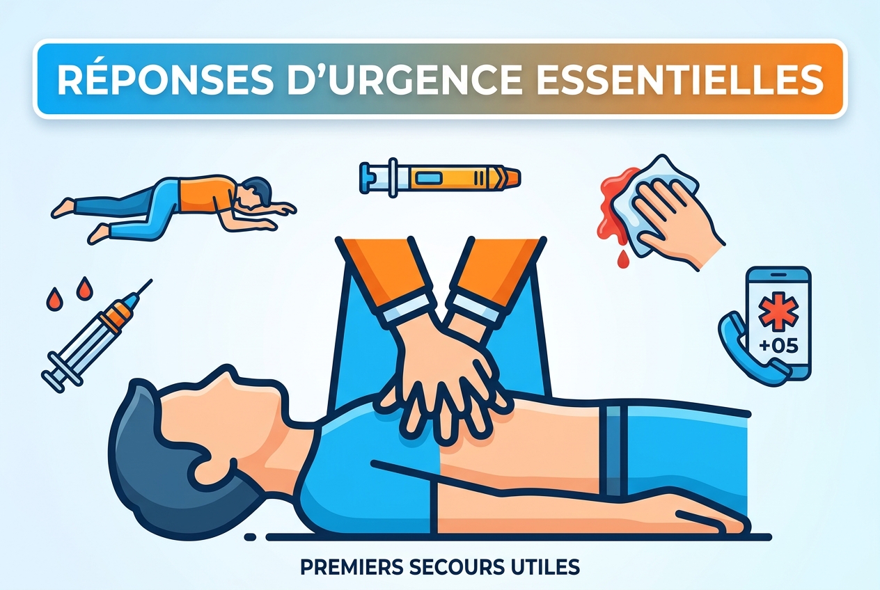 Procédures essentielles de premiers secours pour les urgences courantes