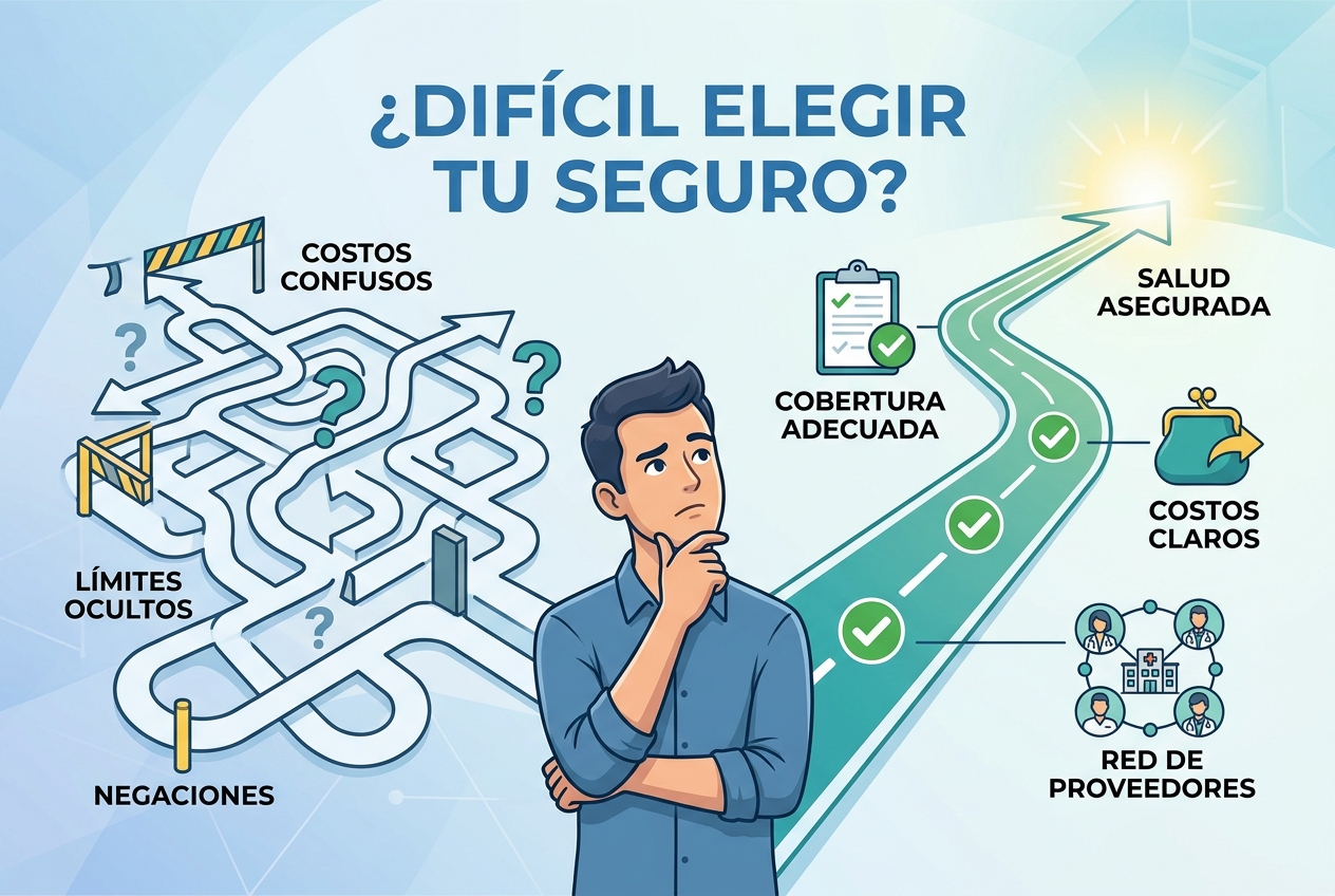 Por qué elegir un seguro de salud se siente tan difícil y qué es lo que realmente importa